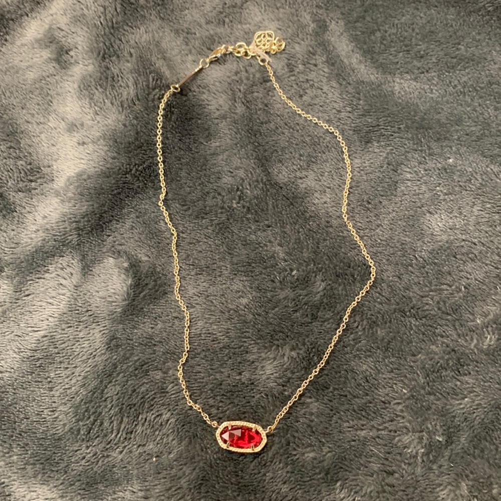 Elisa Ruby Kendra Scott Necklace
